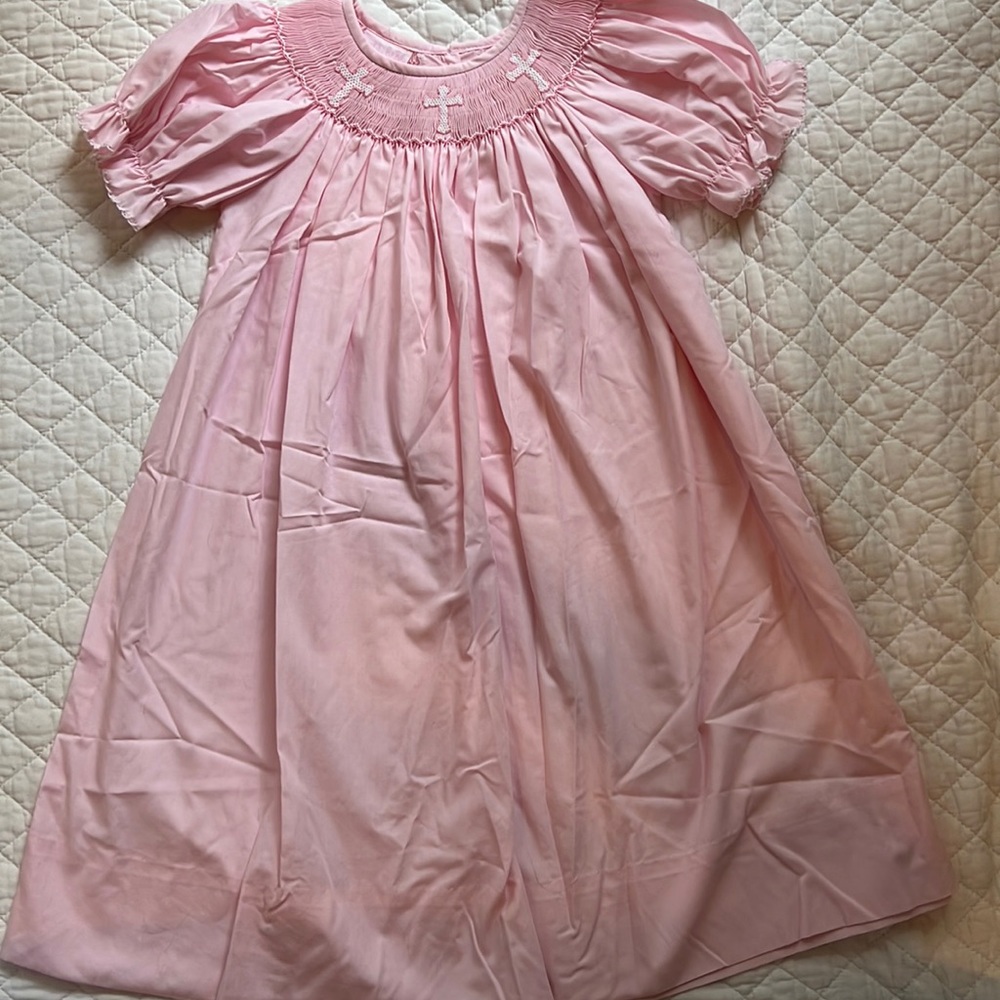 Bishop style cross dress 3T EUC